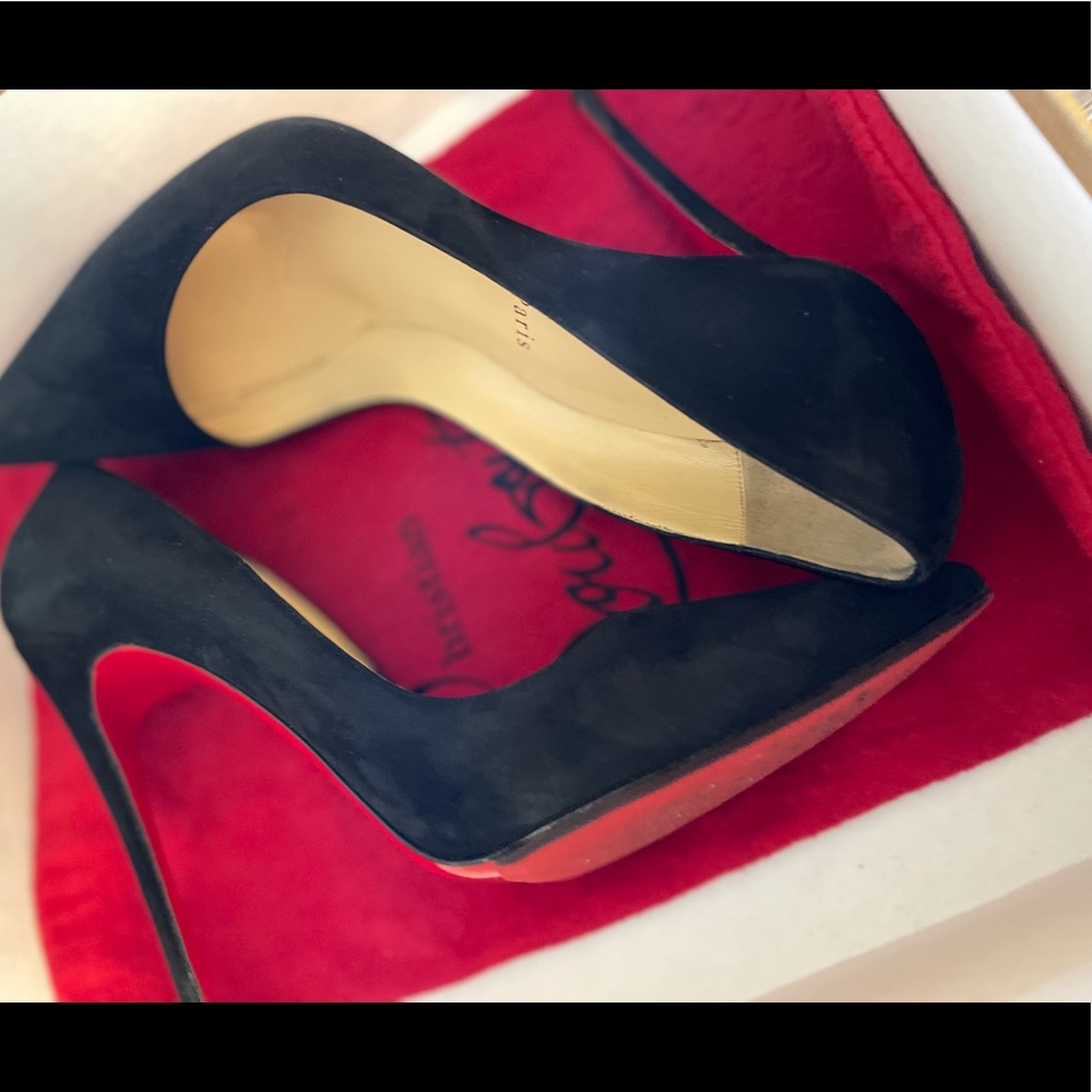 COPY - Christian louboutin So Kate Black suede